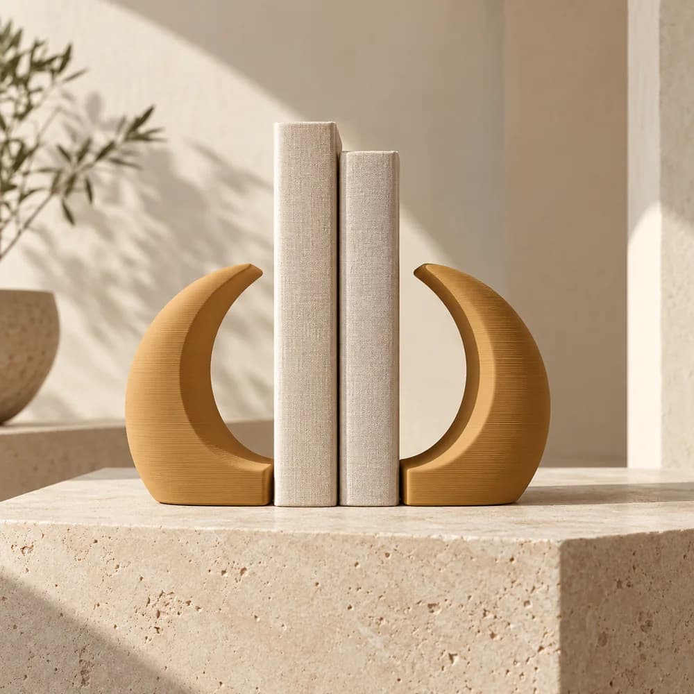 Ảnh minh họa AI: Chặn sách Luna — Vàng ochre